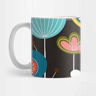 Mid Century Flowers Mug